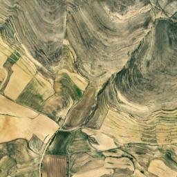 Fuentes Calientes map(satellite map)