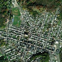 Minersville map(satellite map)