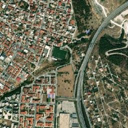 Efkarpía map(satellite map)