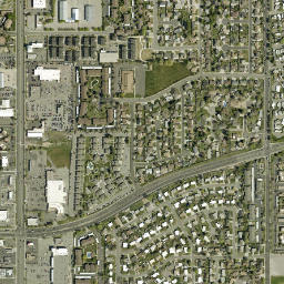 4101 Redwood Road Meadowbrook Plaza Shopping Center High Resolution Satellite Map