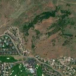 2000 Meadows Dr Park City UT High Resolution Satellite Map