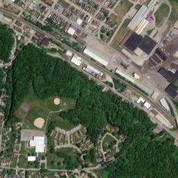 Monaca map(satellite map)