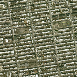 Medgar Evers Houses New York High Resolution Satellite Map