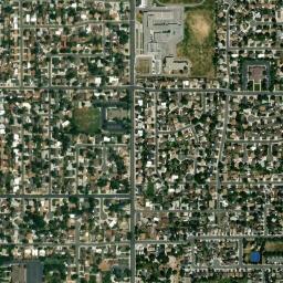 Satellite view of Fore Lakes Golf Course