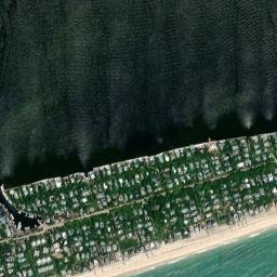 Fire Island Pines New York High Resolution Satellite Map