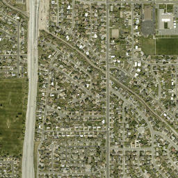 5208 S Queenswood Dr Salt Lake City High Resolution Satellite Map