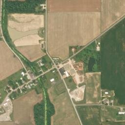 Kossuth Ohio High Resolution Satellite Map