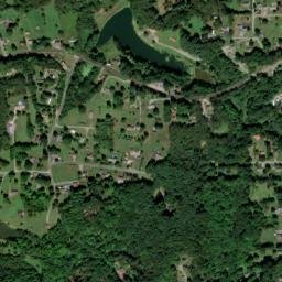 Twin Oaks Trailer Park Ohio High Resolution Satellite Map