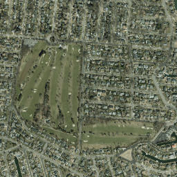 Nassau Shores New York High Resolution Satellite Map