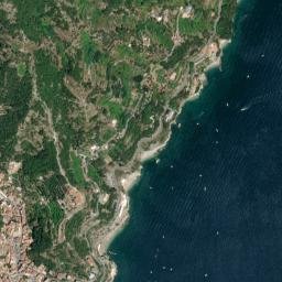 Cetara map(satellite map)