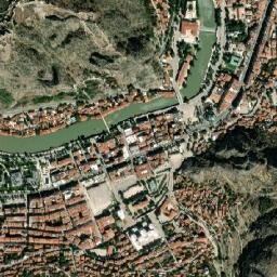 Amasya map(satellite map)