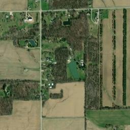 Green Acres Ohio High Resolution Satellite Map