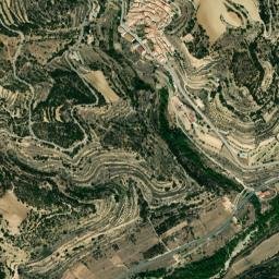 Todolella map(satellite map)