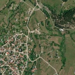 Voskopojë map(satellite map)