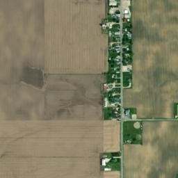 Chattanooga Ohio High Resolution Satellite Map