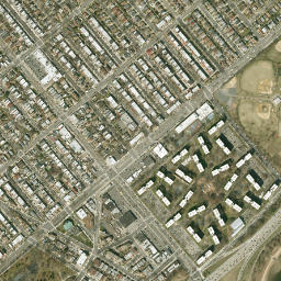 Bay View Houses New York High Resolution Satellite Map