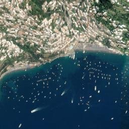 Positano map(satellite map)