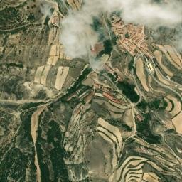Tronchón map(satellite map)
