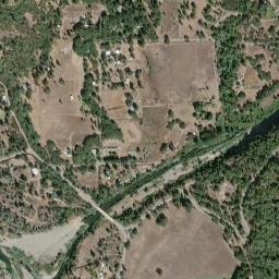 Hyampom California High Resolution Satellite Map