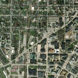 219 South 10th Street, Indiana University of Pennsylvania, In High Resolution Satellite Map