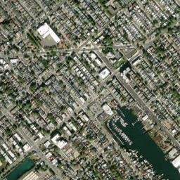 Bergen Beach map(satellite map)