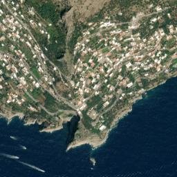 Praiano map(satellite map)