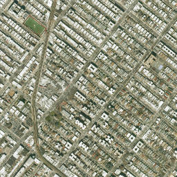New Utrecht New York High Resolution Satellite Map