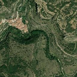 Vallibona map(satellite map)