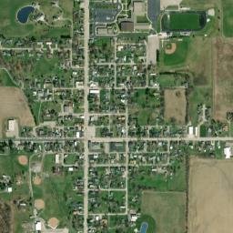Waynesfield Ohio High Resolution Satellite Map