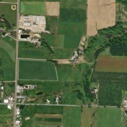 Millers Corners Ohio High Resolution Satellite Map