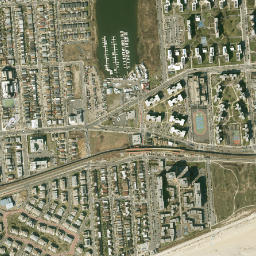 Edgemere Houses New York High Resolution Satellite Map