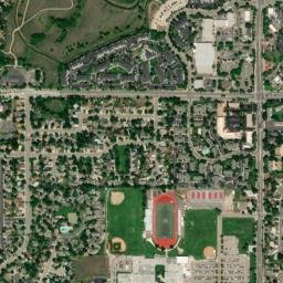 2606 Canterbury Drive Fort Collins CO High Resolution Satellite Map