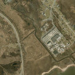 Oakwood Beach New York High Resolution Satellite Map