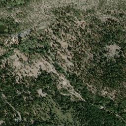 Manzanita Lake California High Resolution Satellite Map