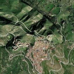 Anzi map(satellite map)