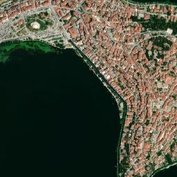 Kastoria map(satellite map)