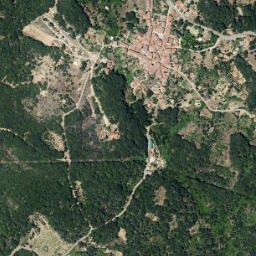 Sequeros map(satellite map)