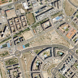 Las Tablas map(satellite map)