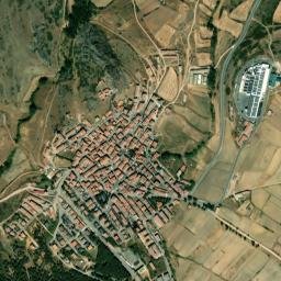 Bronchales map(satellite map)