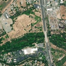Girvan California High Resolution Satellite Map