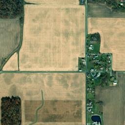 Erastus Ohio High Resolution Satellite Map