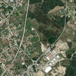 Canas de Senhorim map(satellite map)