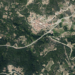 Santibáñez de la Sierra map(satellite map)