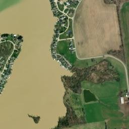 O'Connor Point Ohio High Resolution Satellite Map