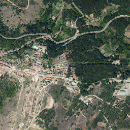 Miranda del Castañar map(satellite map)