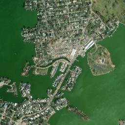 Orchard Island Ohio High Resolution Satellite Map