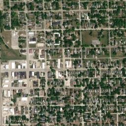 Hoopeston map(satellite map)