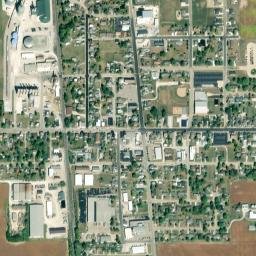 Botkins map(satellite map)