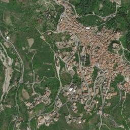 Laurenzana map(satellite map)