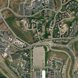 Mount Werner Road Steamboat Springs CO High Resolution Satellite Map